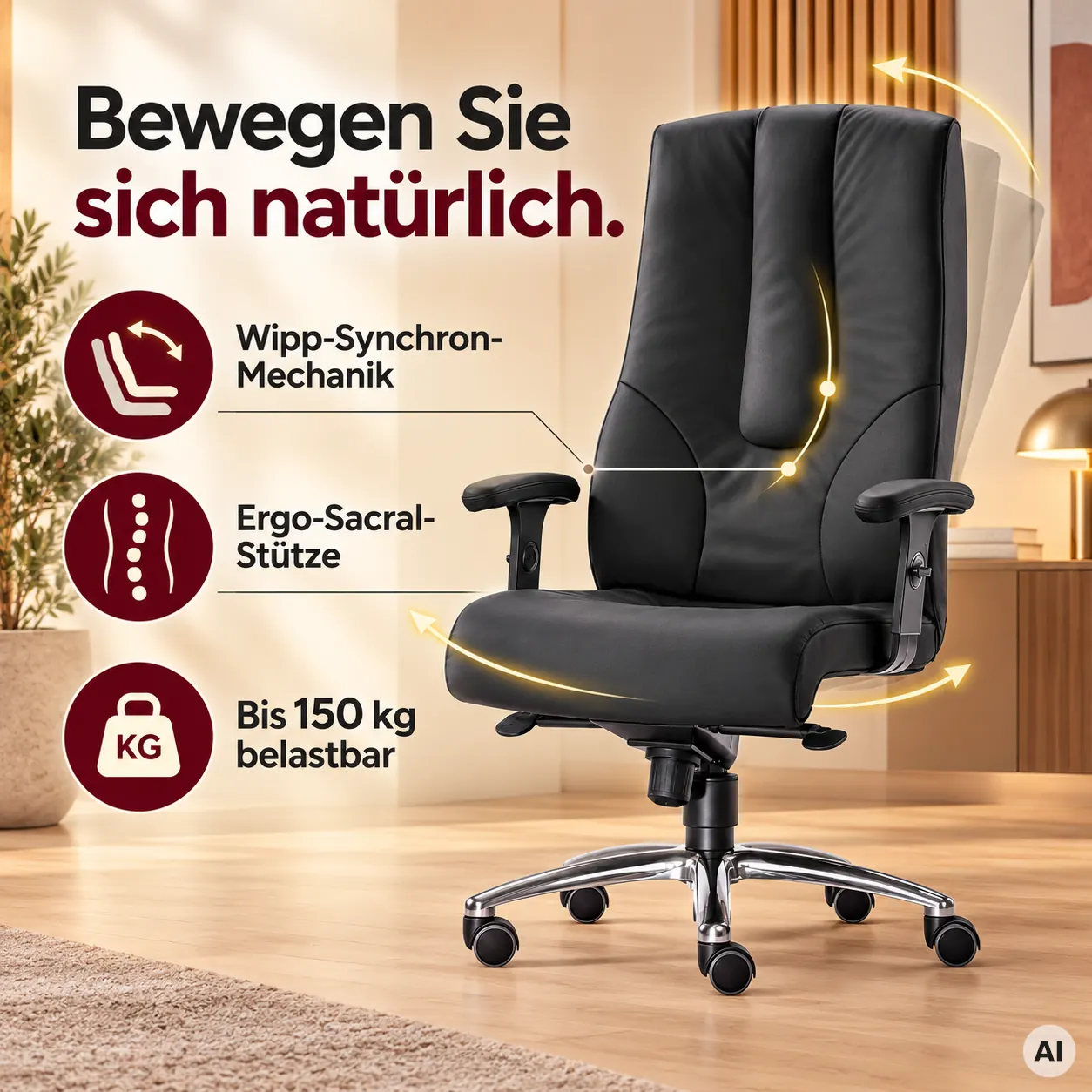 Hochlehner Jumbo XL - Luxus Chefsessel