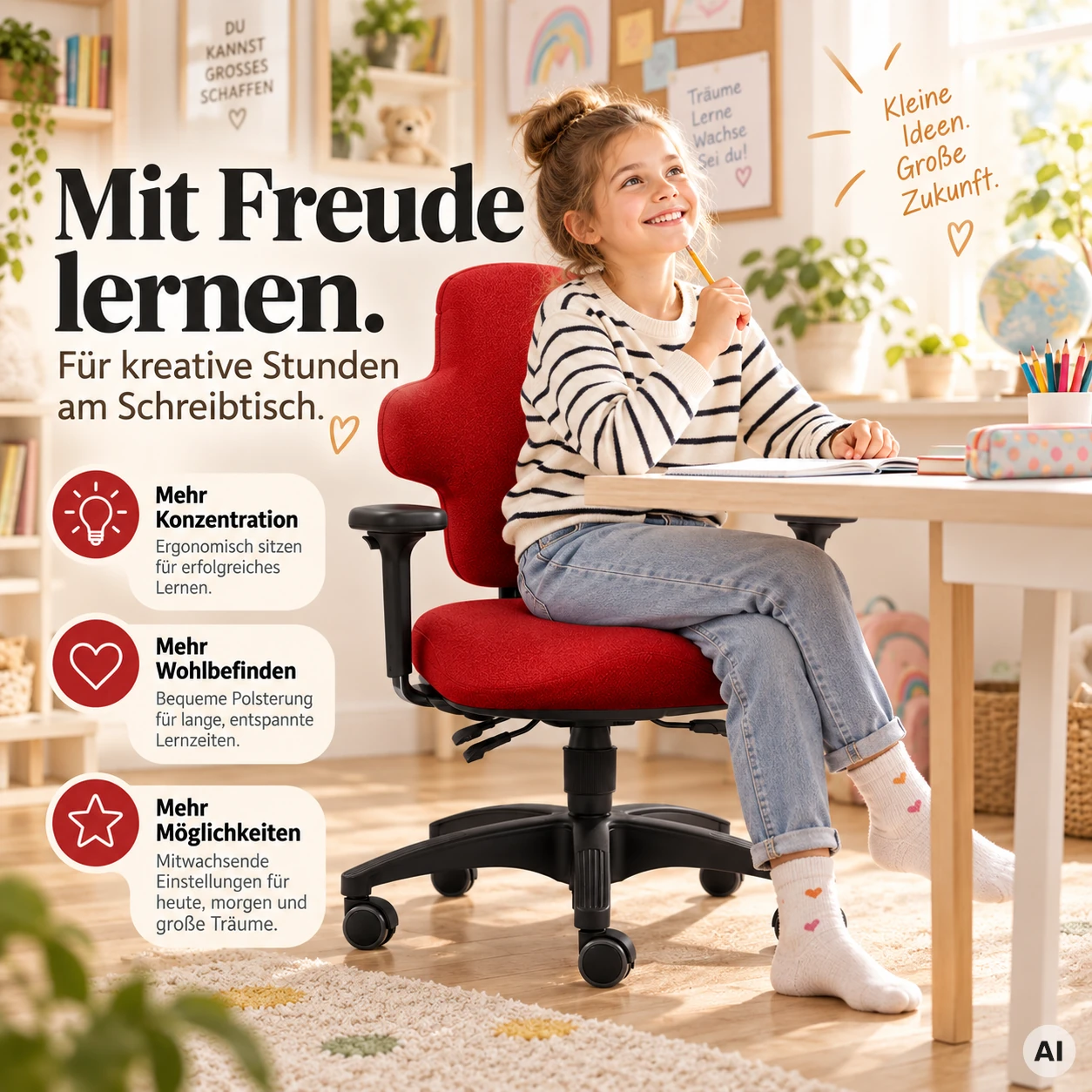 Air Kids - Bürostuhl für Kinder